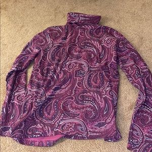 Patterned Turtleneck